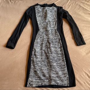 Salsa brand dress - Black with tinsely tweed, Size XS